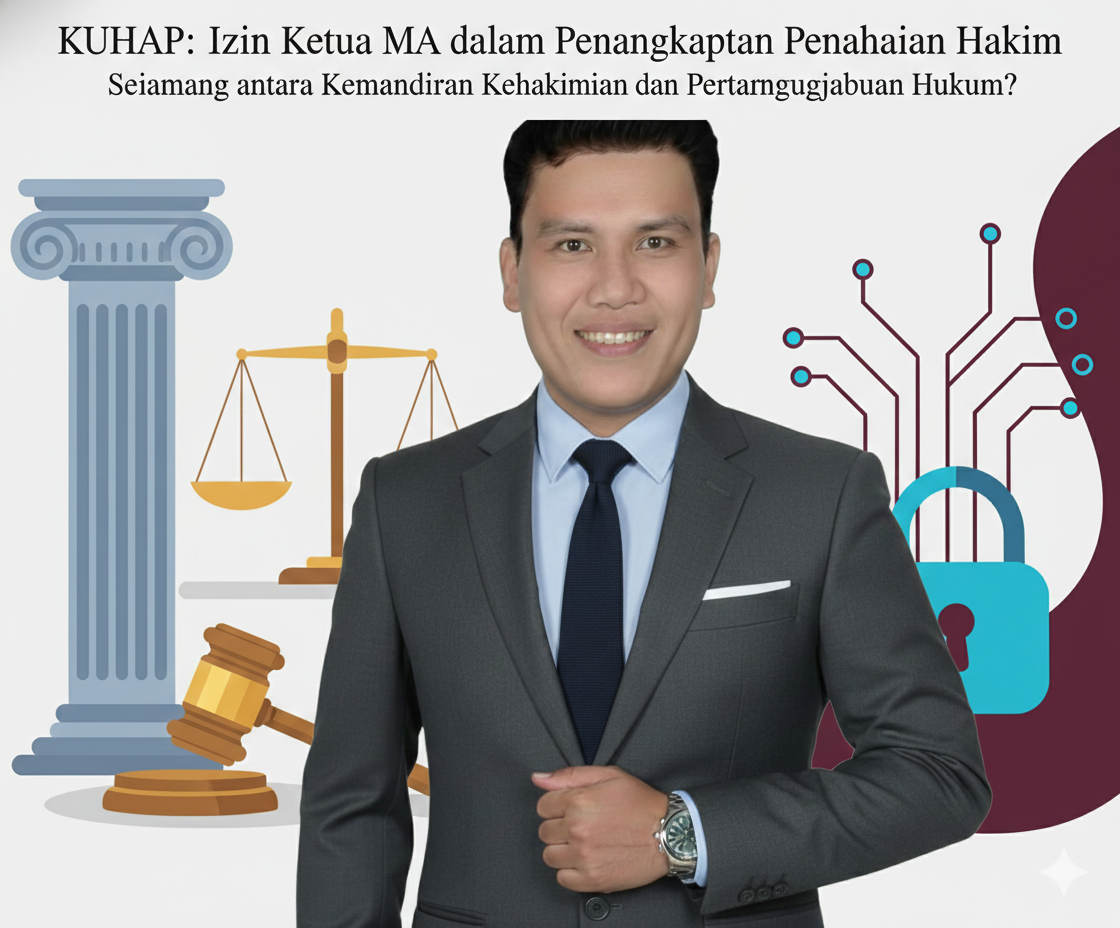 “KUHAP: Izin Ketua MA dalam Penangkapan Penahanan Hakim – Seimbang antara Kemandirian Kehakiman dan Pertanggungjawaban Hukum?”