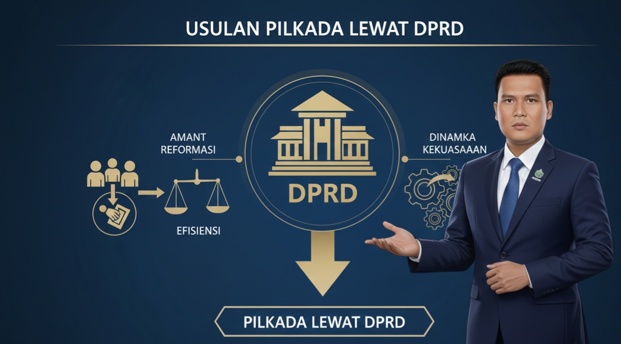 Usulan Pilkada Lewat DPRD: Menyeimbangkan Efisiensi, Amanat Reformasi, dan Dinamika Kekuasaan Menuju 2029