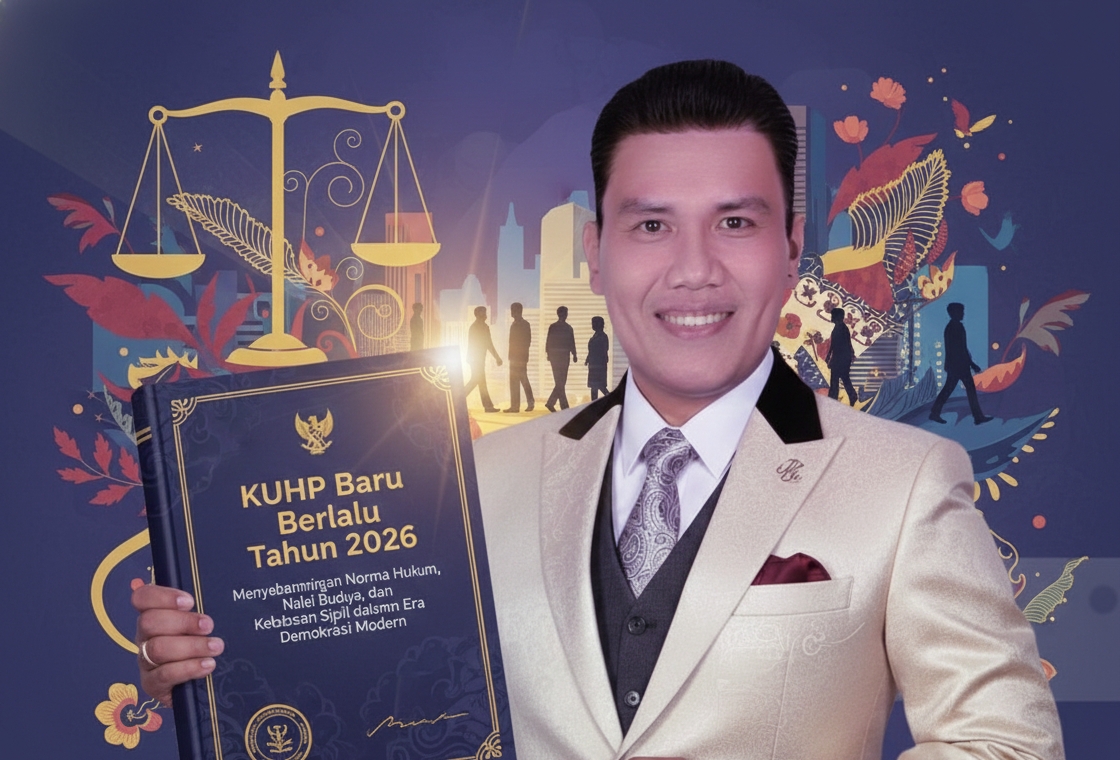 KUHP Baru Berlaku Tahun 2026: Menyeimbangkan Norma Hukum, Nilai Budaya, dan Kebebasan Sipil dalam Era Demokrasi Modern