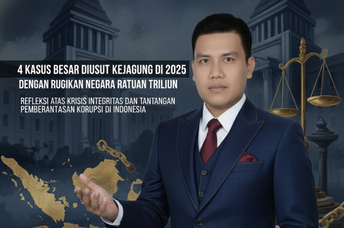 4 Kasus Besar Diusut Kejagung di 2025 dengan Rugikan Negara Ratusan Triliun: Refleksi atas Krisis Integritas dan Tantangan Pemberantasan Korupsi di Indonesia