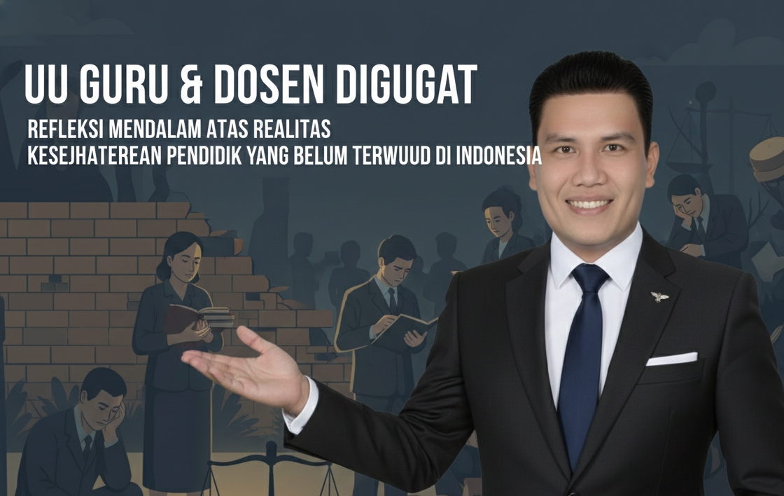 UU Guru & Dosen Digugat: Refleksi Mendalam atas Realitas Kesejahteraan Pendidik yang Belum Terwujud di Indonesia