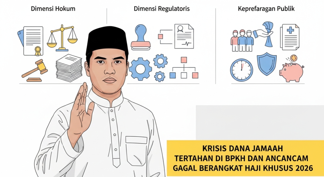 Dimensi Hukum, Regulatoris, dan Kepercayaan Publik dalam Krisis Dana Jamaah Tertahan di BPKH dan Ancaman Gagal Berangkat Haji Khusus 2026