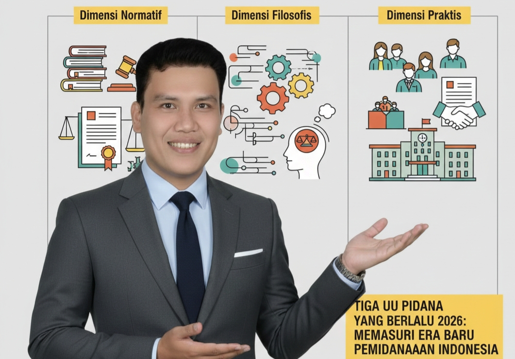 Dimensi Normatif, Filosofis, dan Praktis dalam Tiga UU Pidana yang Berlaku 2026: Memasuki Era Baru Pemidanaan Indonesia