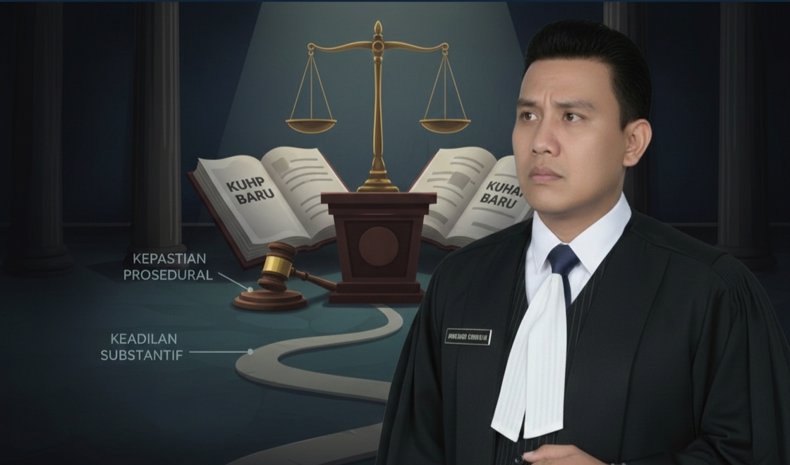 HAKIM DI PERSIMPANGAN KUHP BARU DAN KUHAP BARU – ANALISIS FILOSOFIS, NORMATIF, DAN INSTITUSIONAL TENTANG ANTARA KEPastian PROSEDURAL DAN KEADILAN SUBSTANTIF