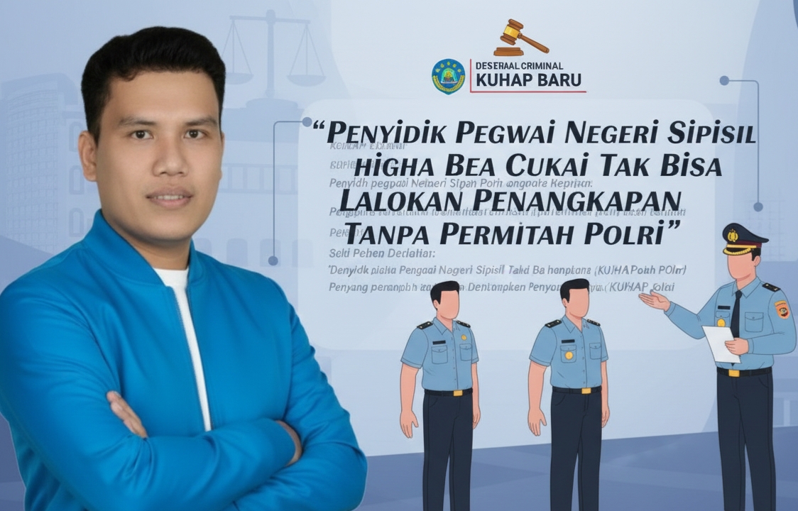 KUHAP BARU DAN BATASAN KEWENANGAN PENANGKAPAN: REFLEKSI FILOSOFIS, NORMATIF, DAN PRAKTIS TERKAIT PEMBATASAN KEWENANGAN PENYIDIK PEGAWAI NEGERI SIPIL DAN BEA CUKAI YANG HARUS BERKOORDINASI DENGAN POLISI”