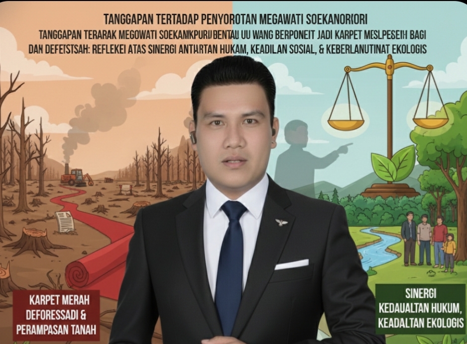 Tanggapan terhadap Penyorotan Megawati Soekarnoputri tentang UU yang Berpotensi Jadi Karpet Merah Bagi Deforestasi dan Perampasan Tanah: Refleksi atas Sinergi Antara Kedaulatan Hukum, Keadilan Sosial, dan Keberlanjutan Ekologis”