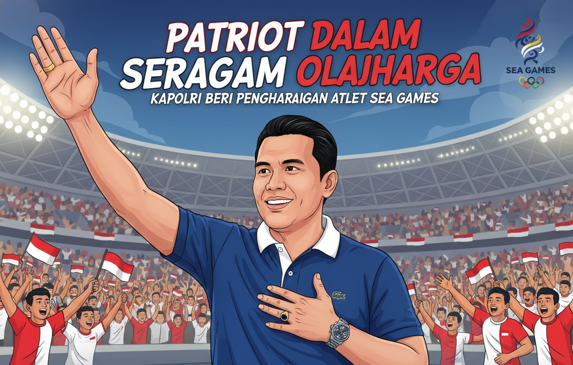 “Di Atas Podium dan di Hati Bangsa – Kapolri Apresiasi Atlet SEA Games: Terima Kasih, Patriot Olahraga Indonesia”