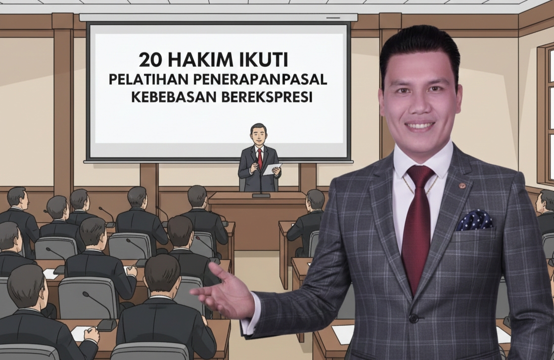 20 Hakim Ikuti Pelatihan Penerapan Pasal Kebebasan Berekspresi: Langkah Strategis dalam Membangun Sistem Peradilan yang Responsif terhadap Nilai-Nilai Demokrasi Kontemporer”