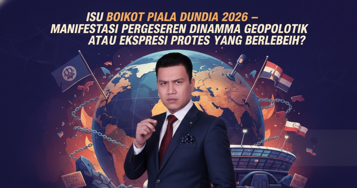 ISU BOIKOT PIALA DUNIA 2026 – MANIFESTASI PERGESERAN DINAMIKA GEOPOLITIK ATAU EKSPRESI PROTES YANG BERLEBIH?