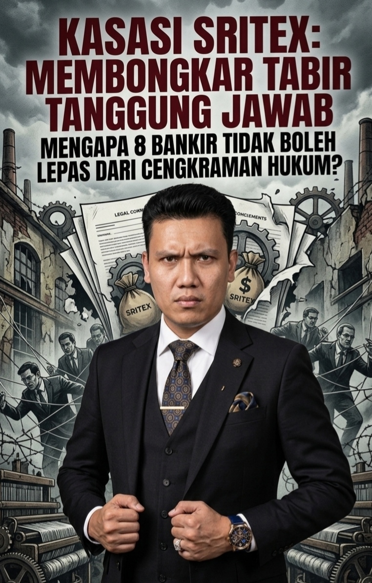 KASASI SRITEX: MEMBONGKAR TABIR TANGGUNG JAWAB — MENGAPA 8 BANKIR TIDAK BOLEH LEPAS DARI CENGKRAMAN HUKUM?