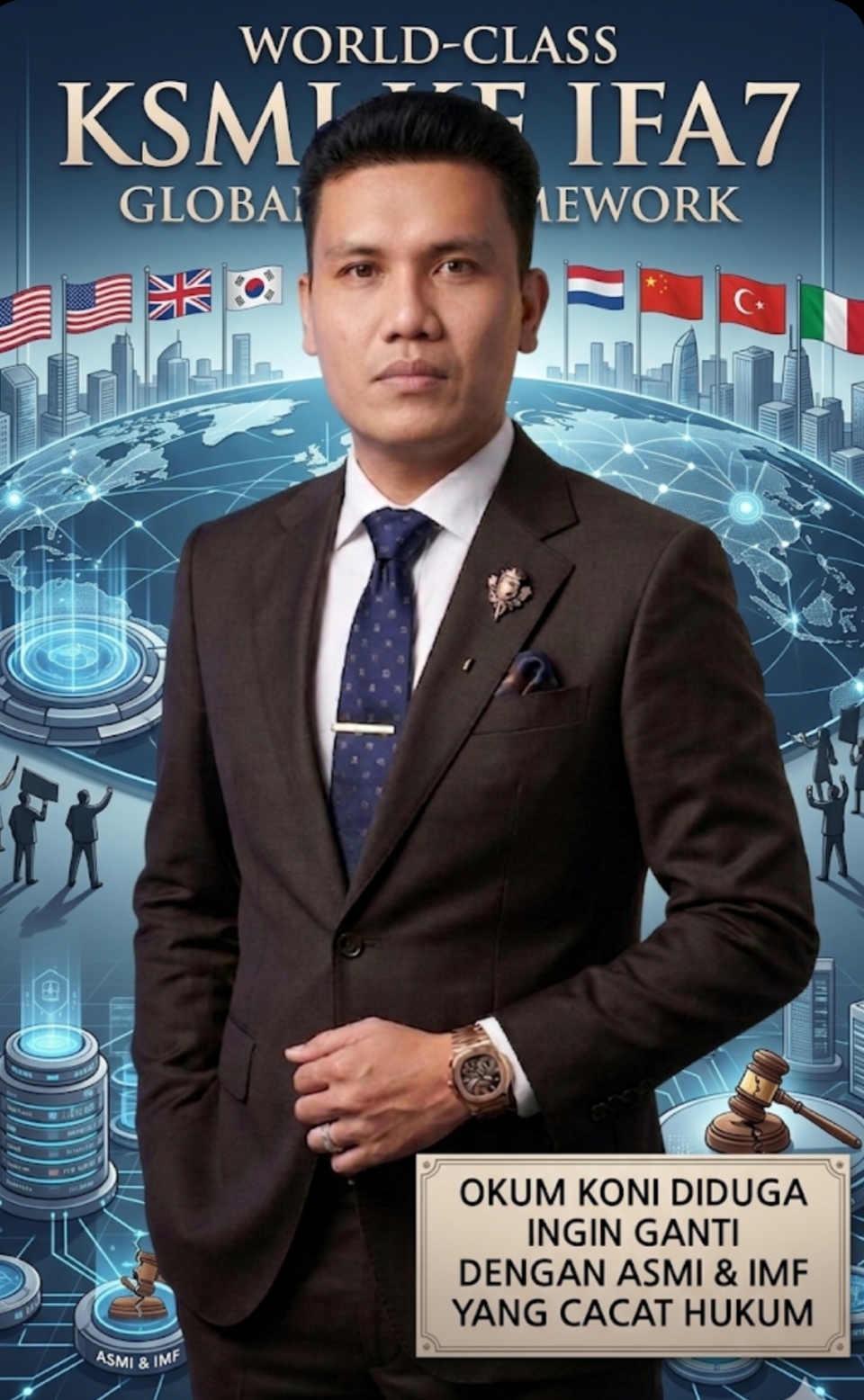 KSMI KE IFA7 BERKELAS DUNIA! OKNUM KONI DIDUGA INGIN GANTI DENGAN ASMI & IMF YANG CACAT HUKUM