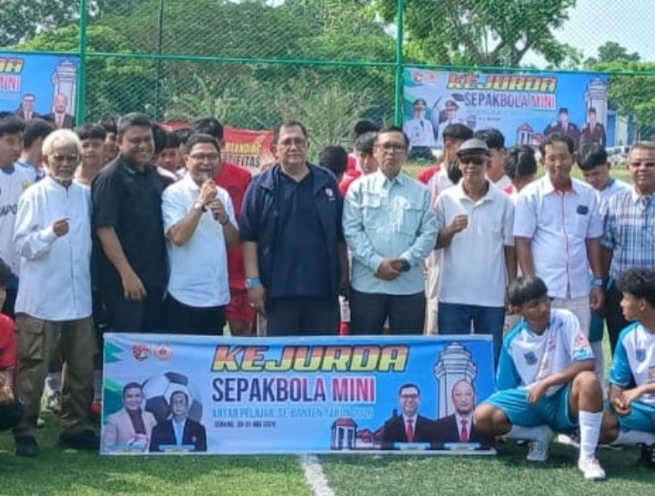 KEJURDA SEPAKBOLA MINI TINGKAT PELAJAR SE-PROVINSI BANTEN TAHUN 2026 RESMI DIBUKA, KETUA UMUM KSMI PUSAT APRESIASI KINERJA PENGPROV