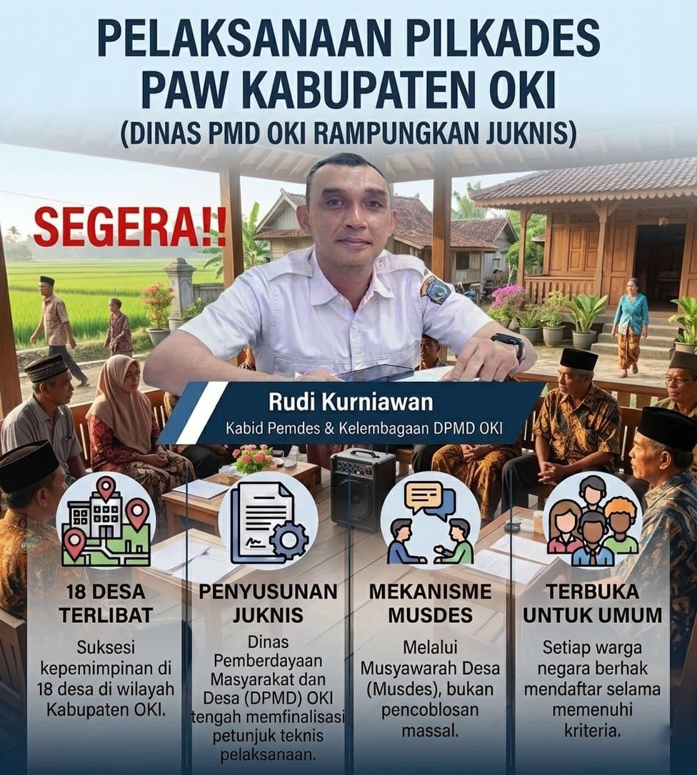 Juknis Rampung, OKI Siap Gelar Pilkades PAW