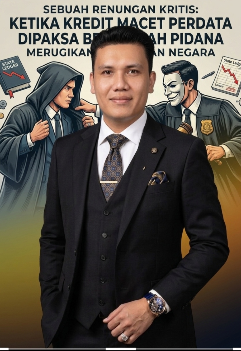 Sebuah Renungan Kritis: Ketika Kredit Macet Perdata Dipaksa Berjubah Pidana Merugikan Keuangan Negara