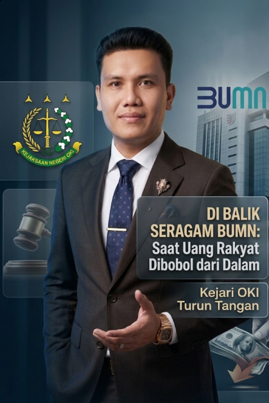 Di Balik Seragam BUMN: Saat Uang Rakyat Dibobol dari Dalam, Kejari OKI Turun Tangan