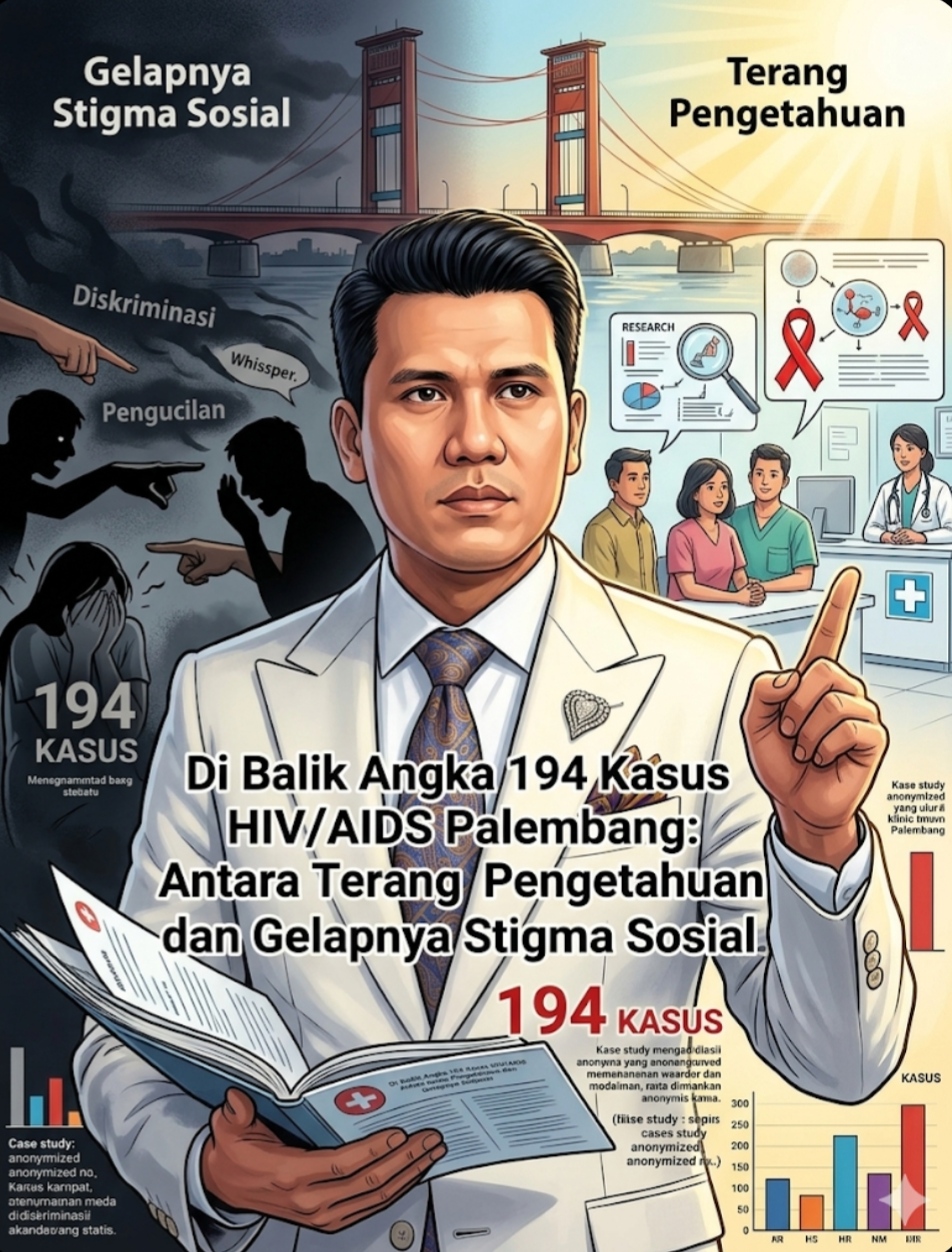 Di Balik Angka 194 Kasus HIV/AIDS Palembang: Antara Terang Pengetahuan dan Gelapnya Stigma Sosial