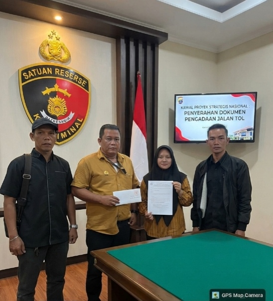 Kawal Proyek Strategis Nasional: Surat Konfirmasi Pengadaan Material Tol Diserahkan ke Aparat Hukum