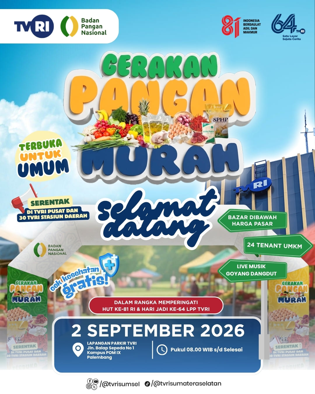 Emak-Emak Palembang Syok! Harga Sembako di Sini Mendadak Anjlok, Buruan Serbu!