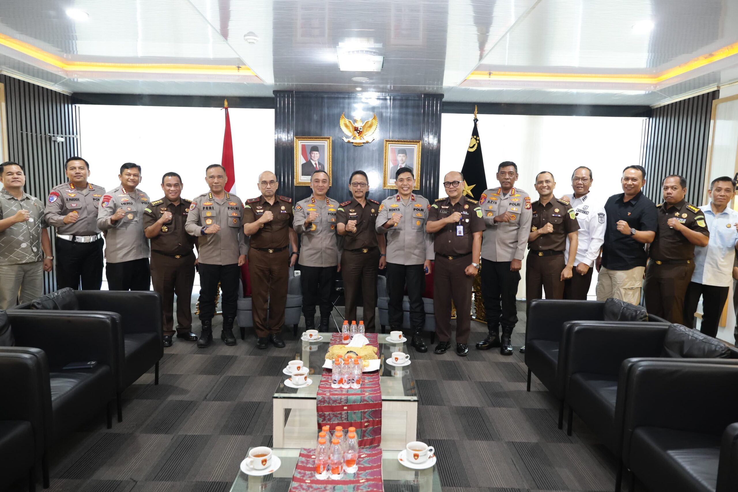 Sambut Kajati Baru, Kapolda Sumsel Tegaskan Komitmen Perkuat Koordinasi Antarlembaga